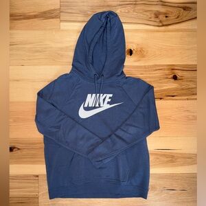 Nike Grey/Blue Hoodie size Large